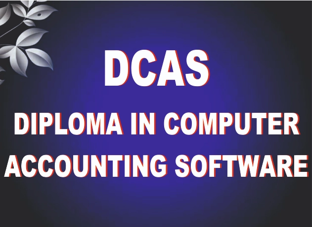 DIPLOMA IN COMPUTER ACCOUNTING SOFTWARE