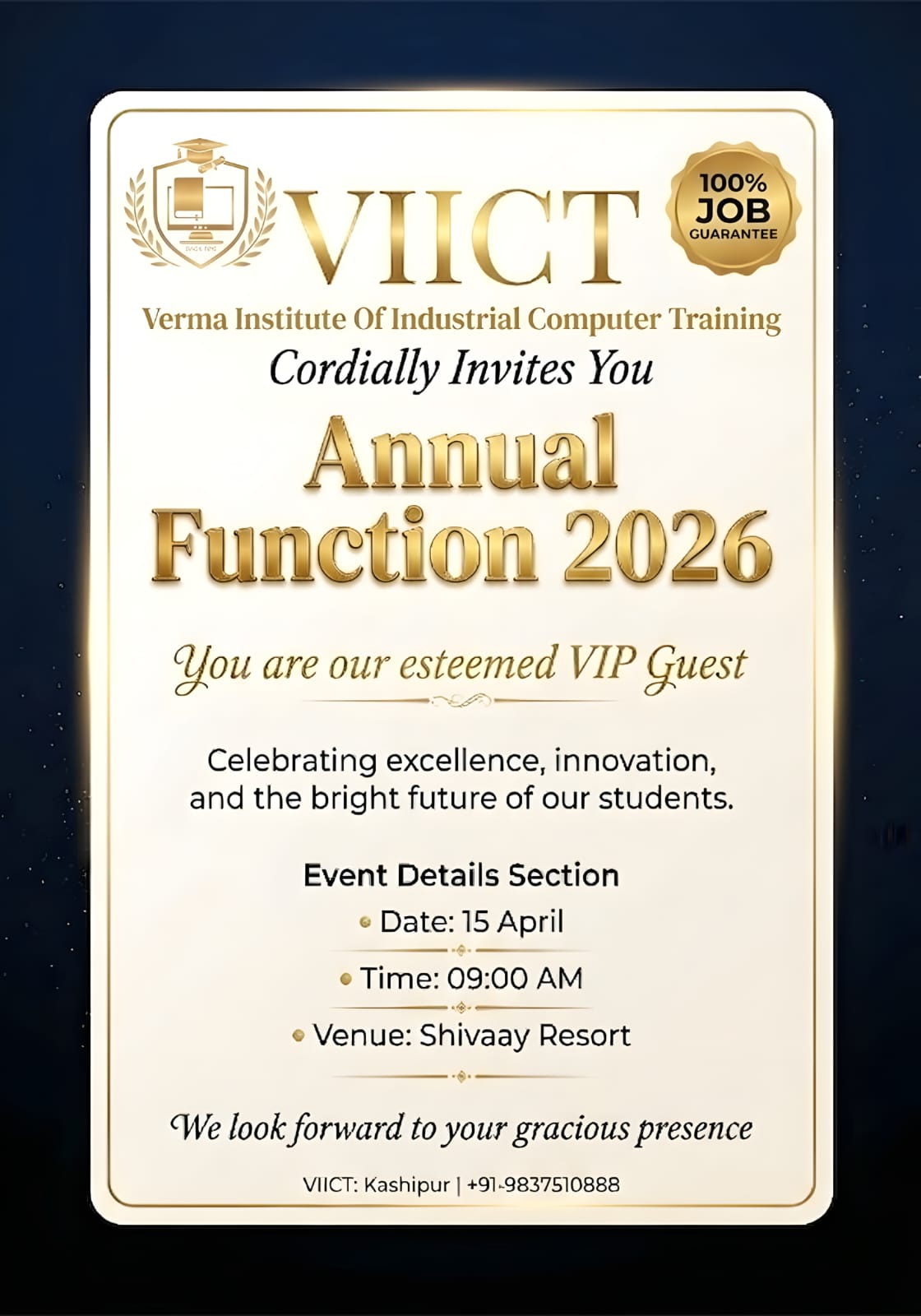 Annual Function 2026 Invitation