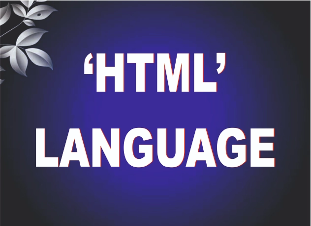 HTML LANGUAGE